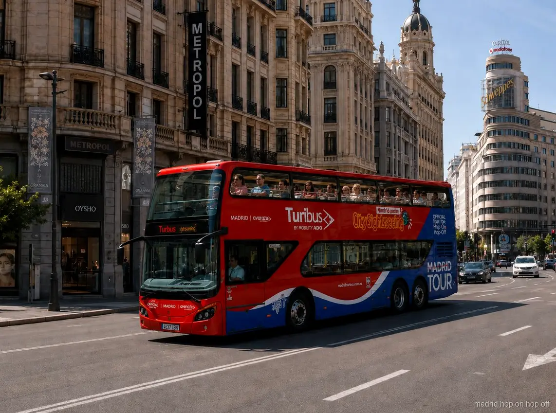 Parada de bus de City Sightseeing Madrid prop de la Plaza Mayor