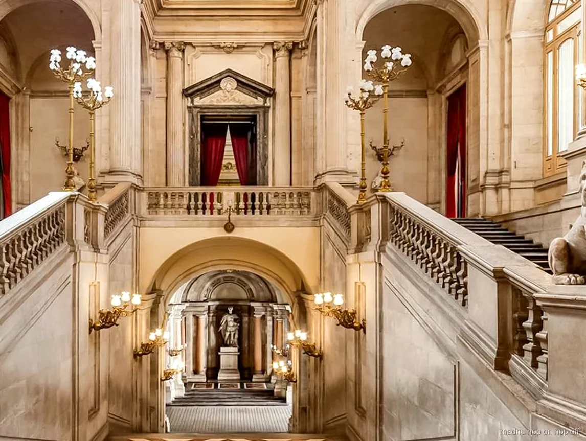 Hall of Mirrors inside the Royal Palace of Madrid